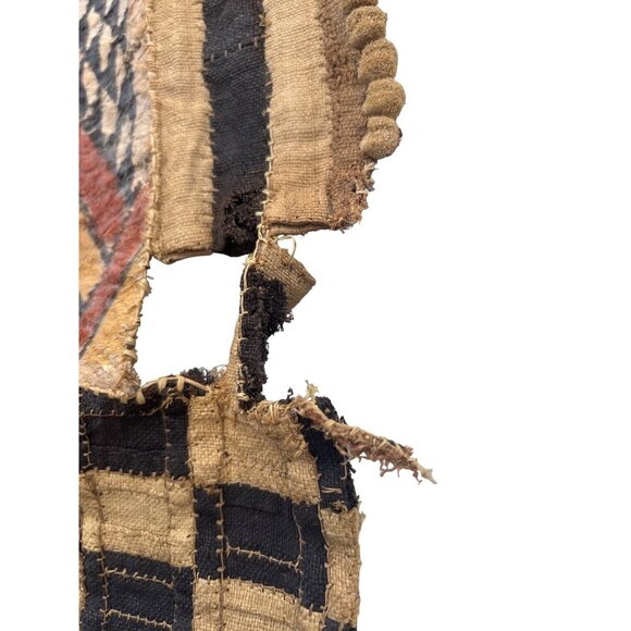 Antique Tribal Skirt Mens African Bark Textiles Kuba Dance - Picture 5 of 16